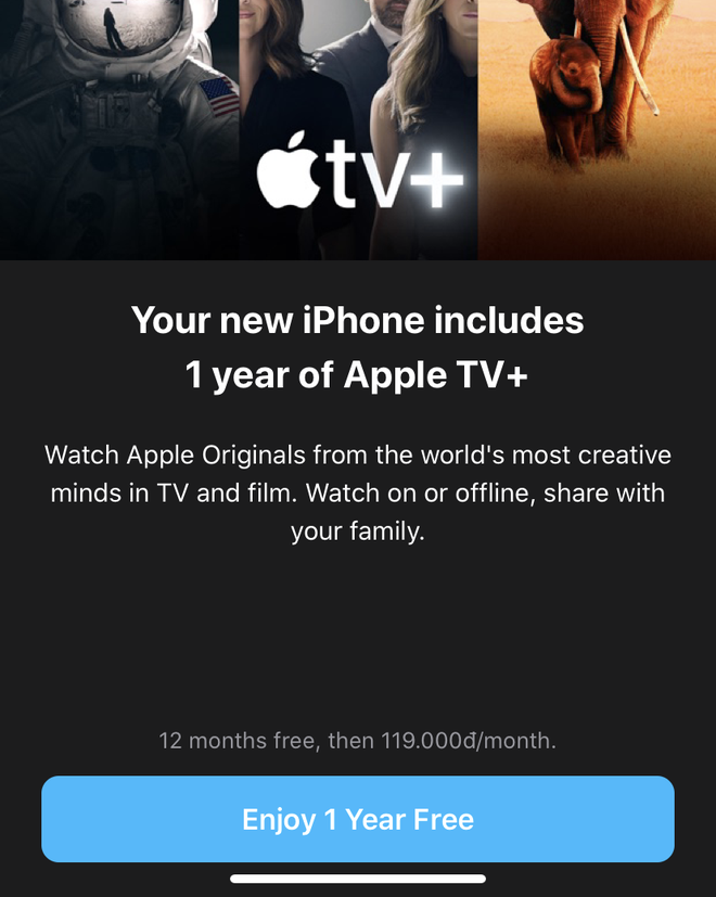 Đừng quên: iPhone mới đi kèm 1 năm miễn phí Apple TV+, đây là cách để tận dụng