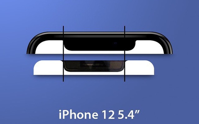 Màn hình 5,4 inch của iPhone 12 5G bị rò rỉ, rãnh tai thỏ mới nhỏ hơn