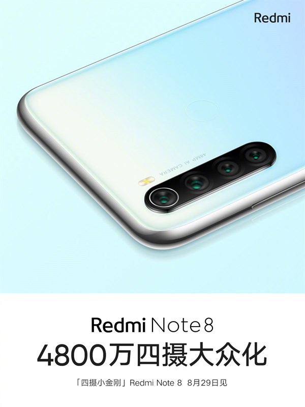 Redmi Note 8 chính thức được xác nhận cấu hình và ảnh render