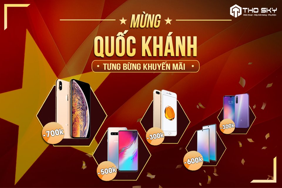 🎊 THỌ SKY SALE TƯNG BỪNG - MỪNG QUỐC KHÁNH 2/9 🎊