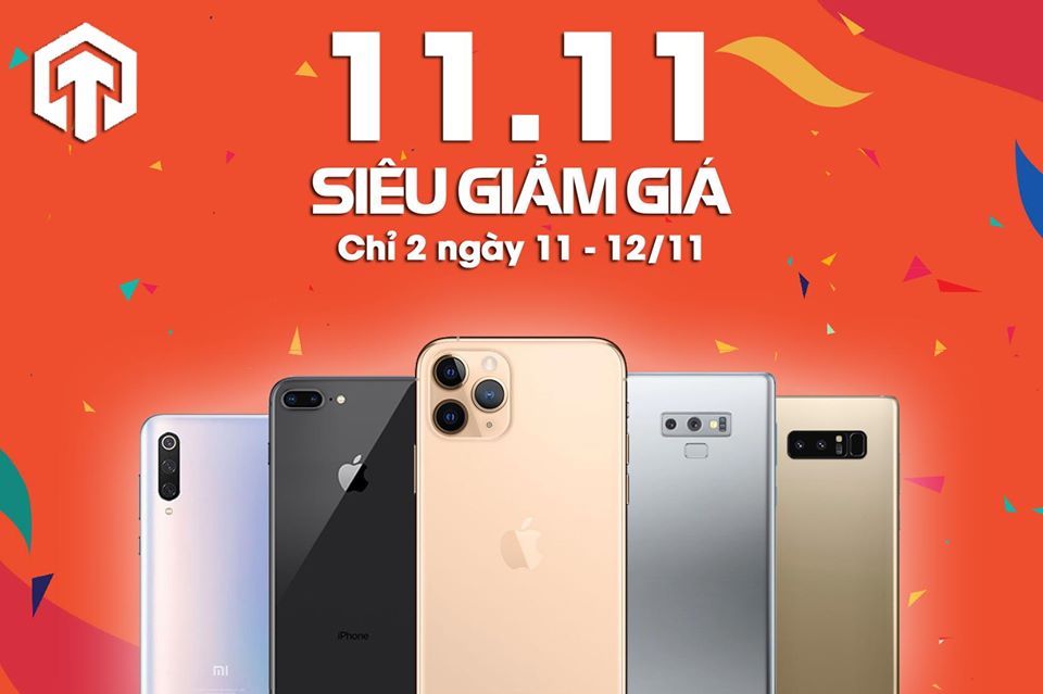 Ngày vàng Online 11/11, THỌ SKY siêu giảm giá trong 2 ngày 11,12/11/2019