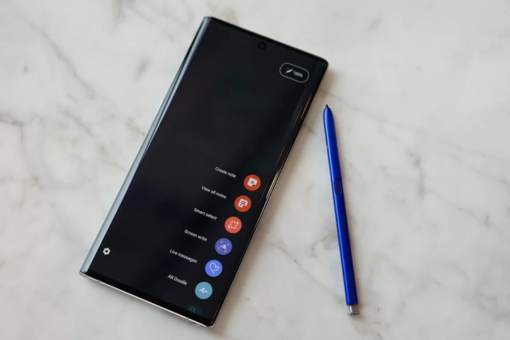 Cách sử dụng Spen trên Note 10 để điều khiển từ xa