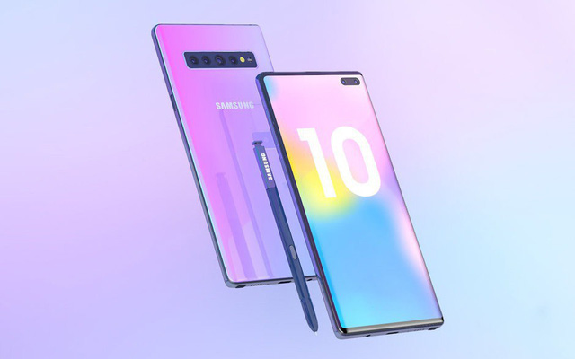 Galaxy Note 10 sẽ có phiên bản màu gradient?