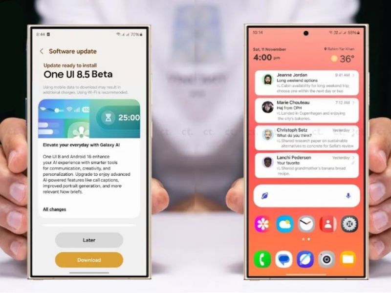 One UI 8.5 Beta ra mắt: Người dùng Galaxy S25 series được trải nghiệm sớm