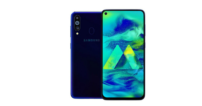 Galaxy M40 lộ ảnh render, xác nhận màn hình Infinity-O và cụm 3 camera