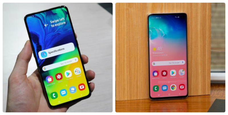 So sánh nhanh Galaxy A80 và Galaxy S10: Những khác biệt đáng chú ý