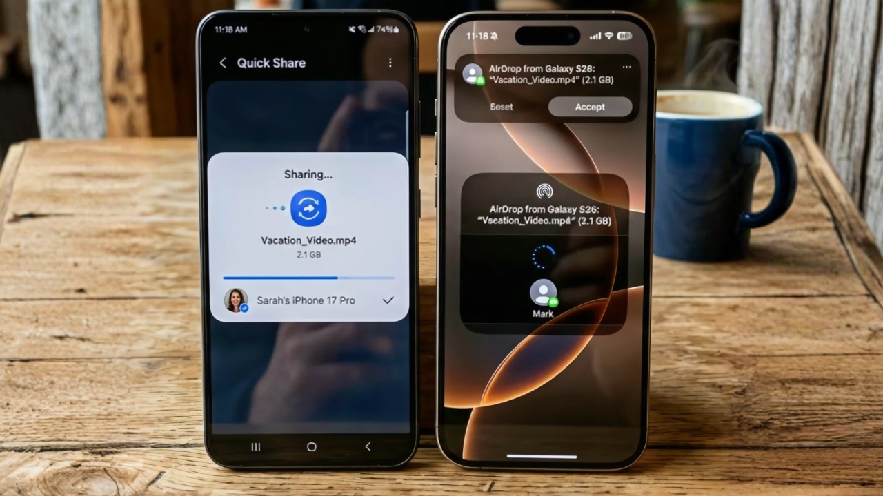 Hướng dẫn AirDrop giữa Samsung và iPhone, MacBook cực nhanh, không cần ứng dụng