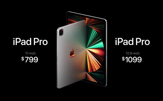 iPad Pro 2021 ra mắt: Màn hình Mini LED, chip M1, RAM 16GB, bộ nhớ trong 2TB, 5G, cổng Thunderbolt