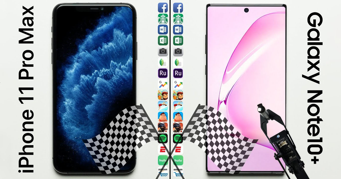 Galaxy Note 10+ và iPhone 11 Pro Max: Máy nào có tốc độ xử lý ứng dụng nhanh hơn?