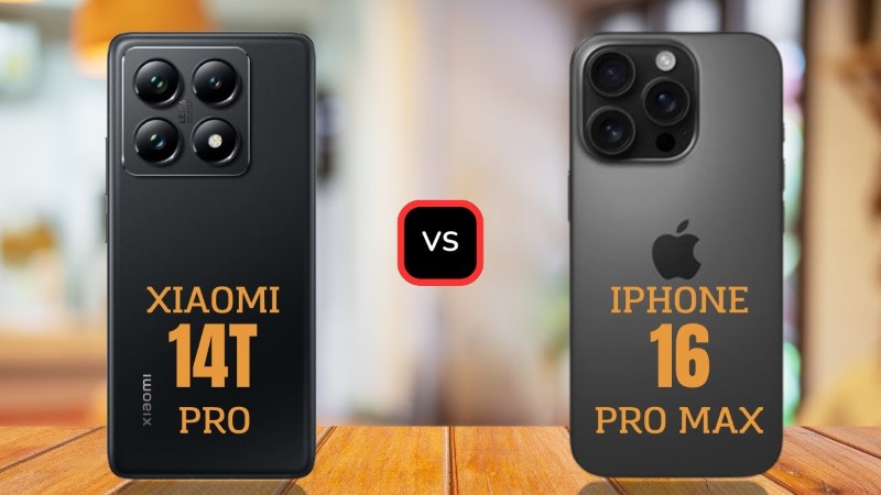 So sánh Xiaomi 14T Pro vs iPhone 16 Pro Max: Cuộc chiến đỉnh cao của smartphone 2025