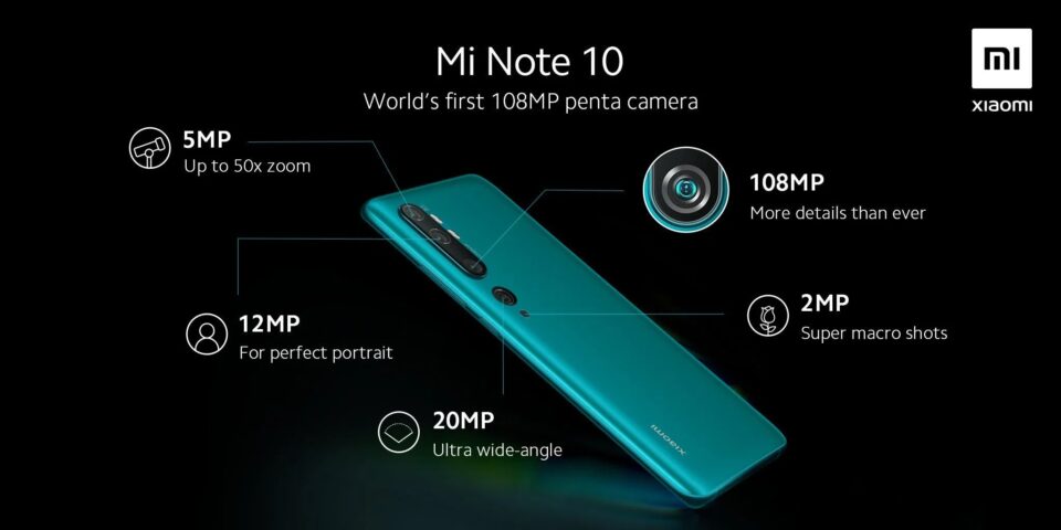 Xiaomi Mi Note 10 với camera sau 108MP sẽ chính thức ra mắt vào ngày 6/11