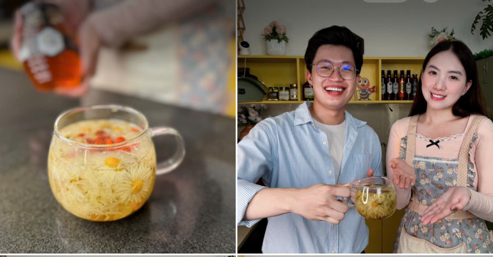 Trà Hoa Cúc Kỷ Tử Mật Ong – cho giấc ngủ thêm sâu