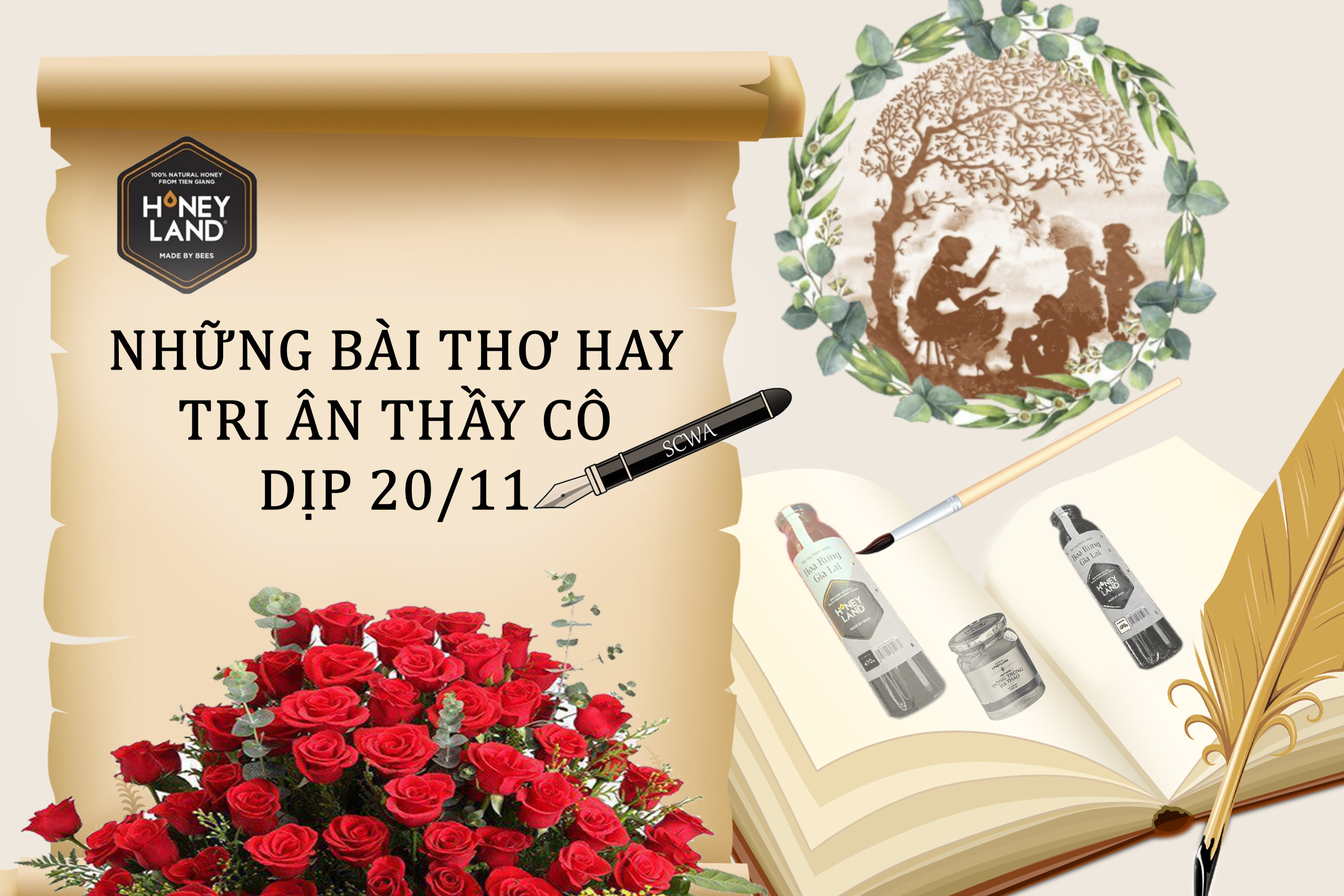 Những Bài Thơ Hay Tri Ân Thầy Cô Dịp 20/11