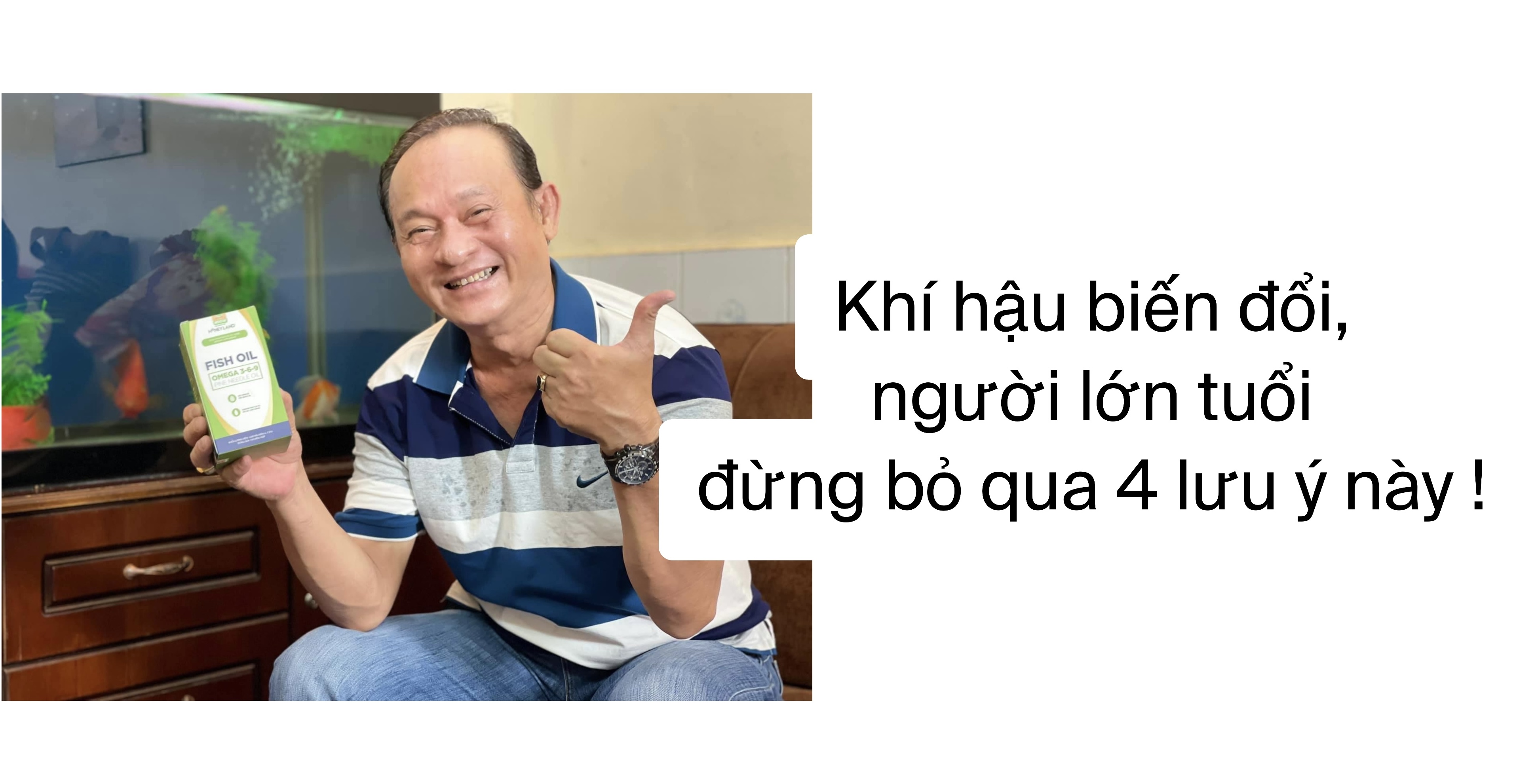 Khí hậu biến đổi - người lớn tuổi đừng bỏ 4 lưu ý này !
