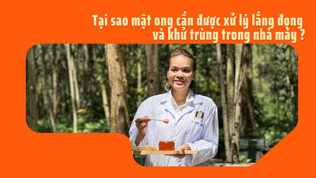 TẠI SAO MẬT ONG CẦN ĐƯỢC XỬ LÝ LẮNG ĐỌNG VÀ KHỬ TRÙNG TRONG NHÀ MÁY?