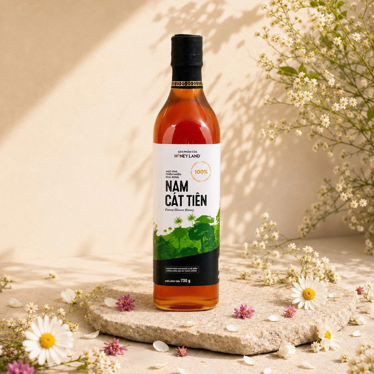 MẬT ONG HOA RỪNG NAM CÁT TIÊN 730g