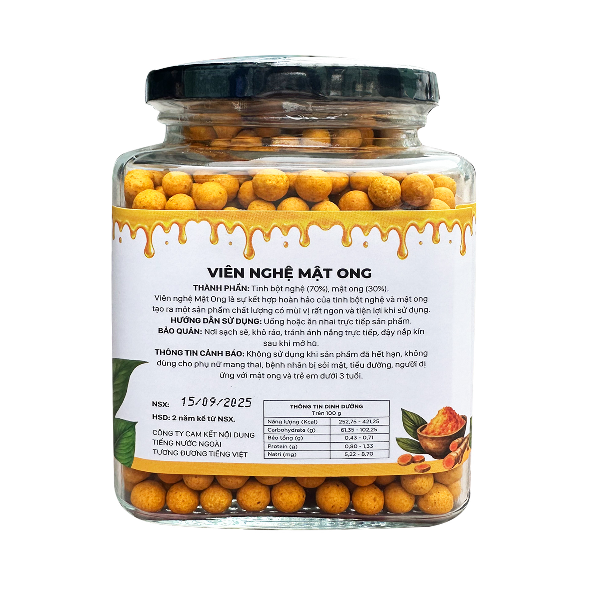 VIÊN NGHỆ MẬT ONG 250G