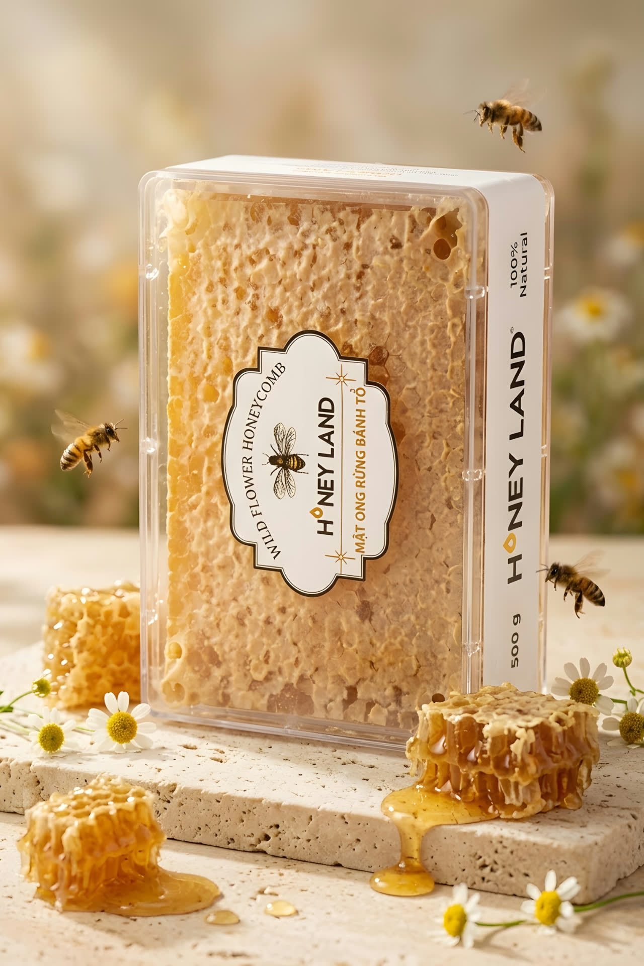 Mật Ong Rừng Bánh Tổ (500 gram/hộp)