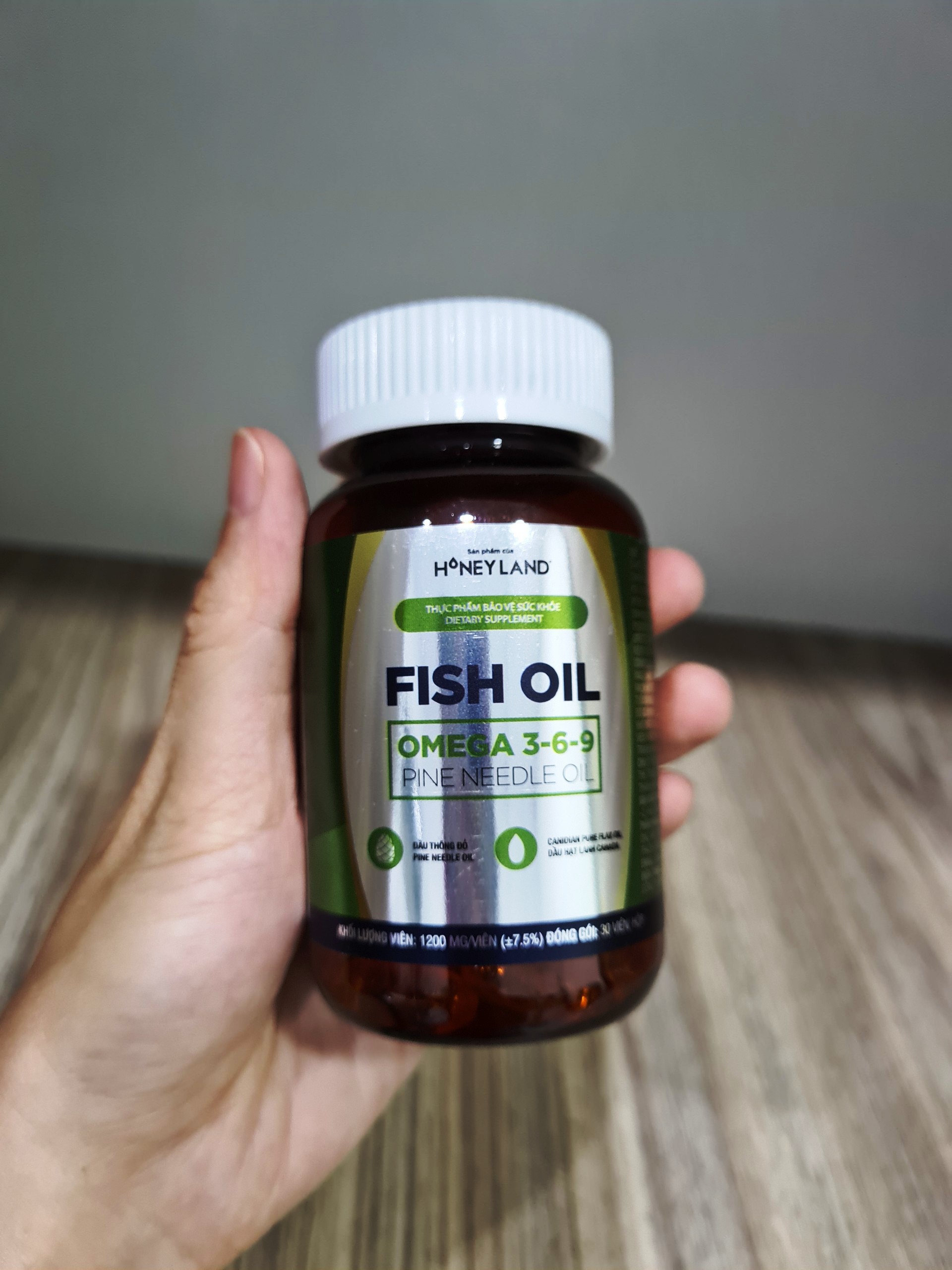 Fish oil Omega 3-6-9 Pine Needle Oil hộp 30 viên