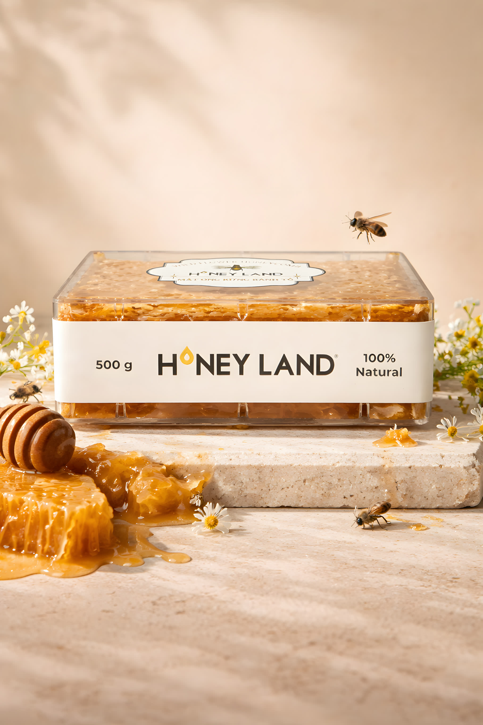 Mật Ong Rừng Bánh Tổ (500 gram/hộp)
