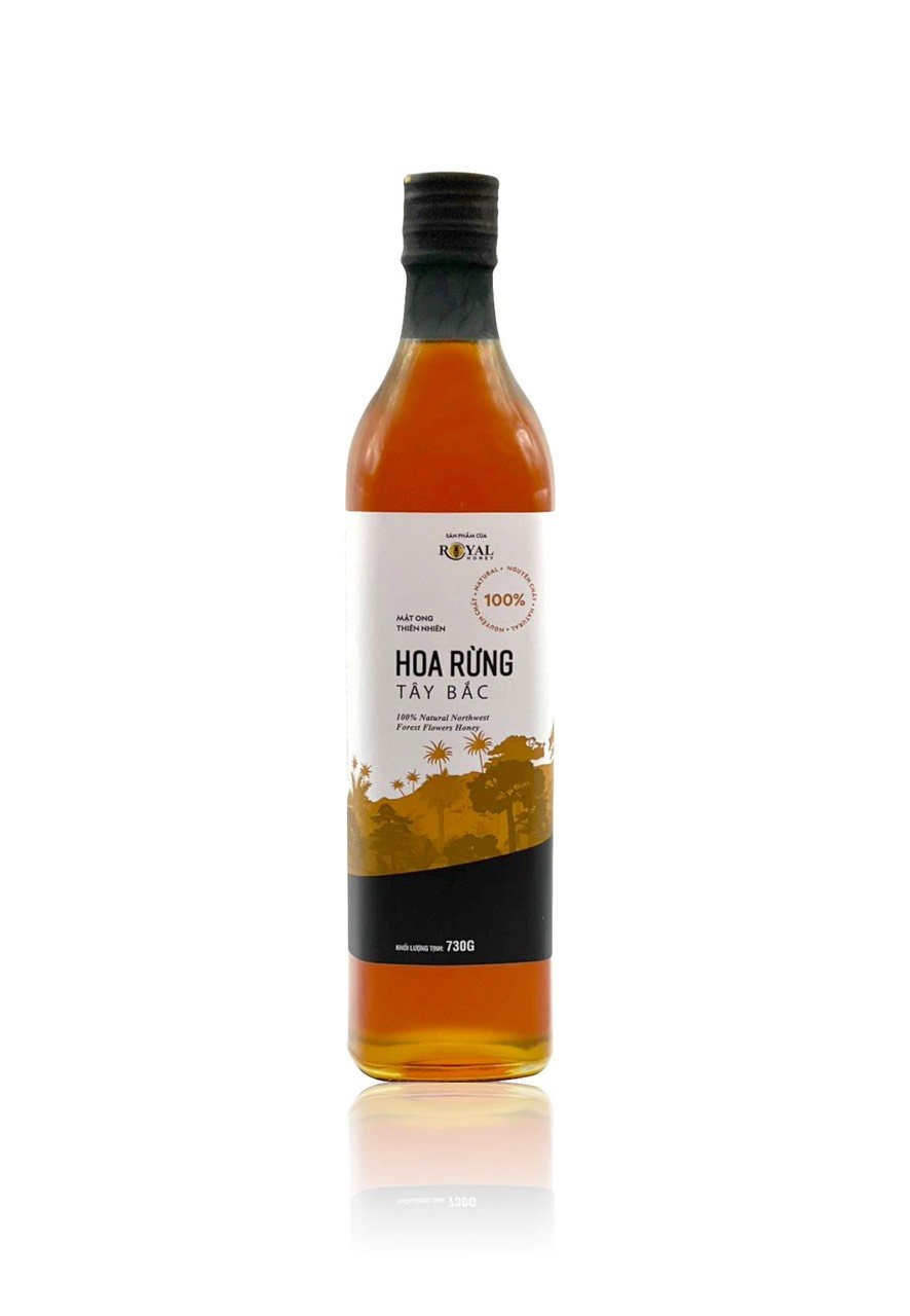 Mật ong hoa rừng Tây Bắc Royal 730g