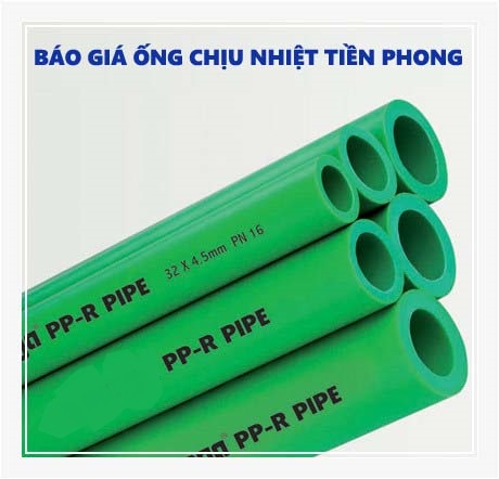 Báo giá ống nhựa chịu nhiệt Tiền Phong Tphcm