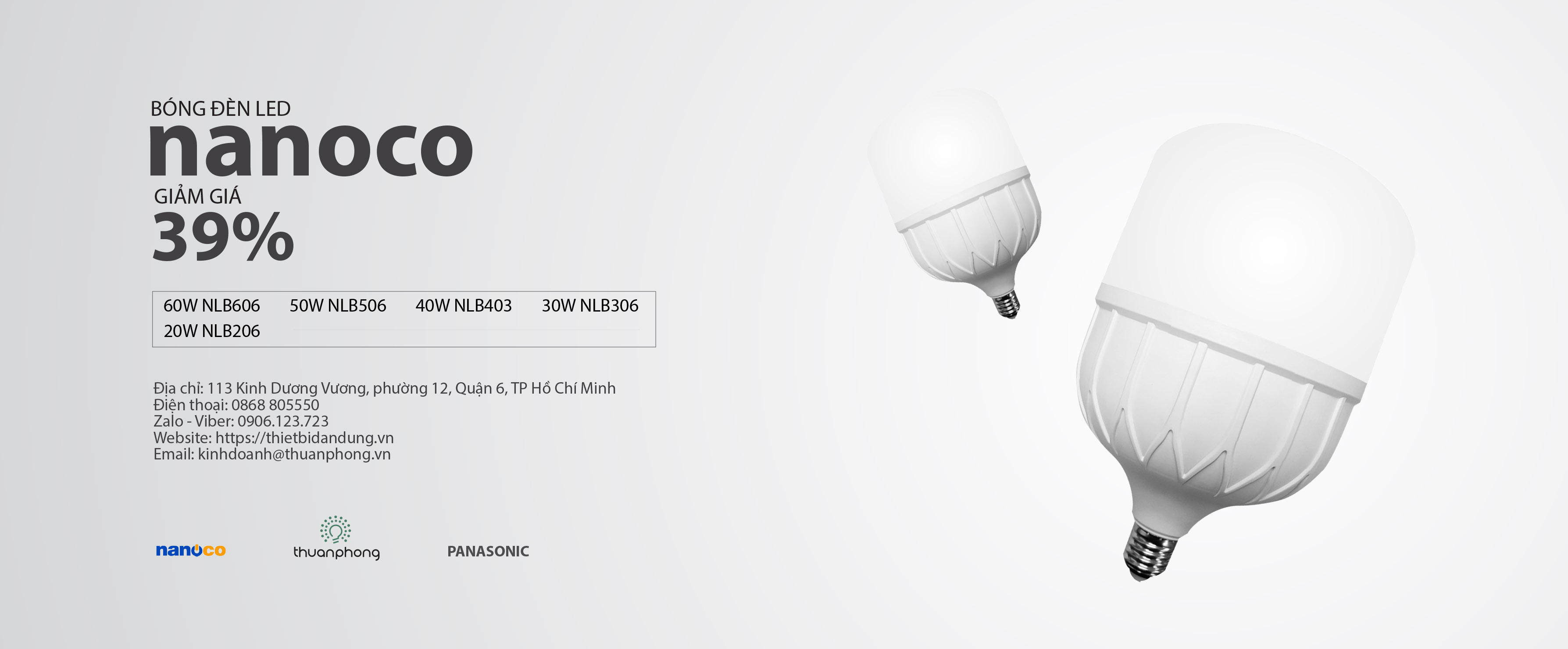 Bảng giá bóng đèn led Buld Panasonic 2019 giá rẻ