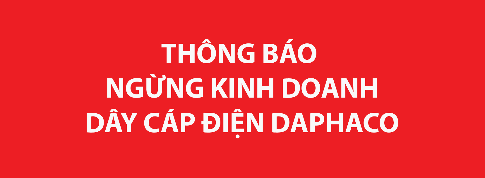 Đại lý dây cáp điện Daphaco Tphcm