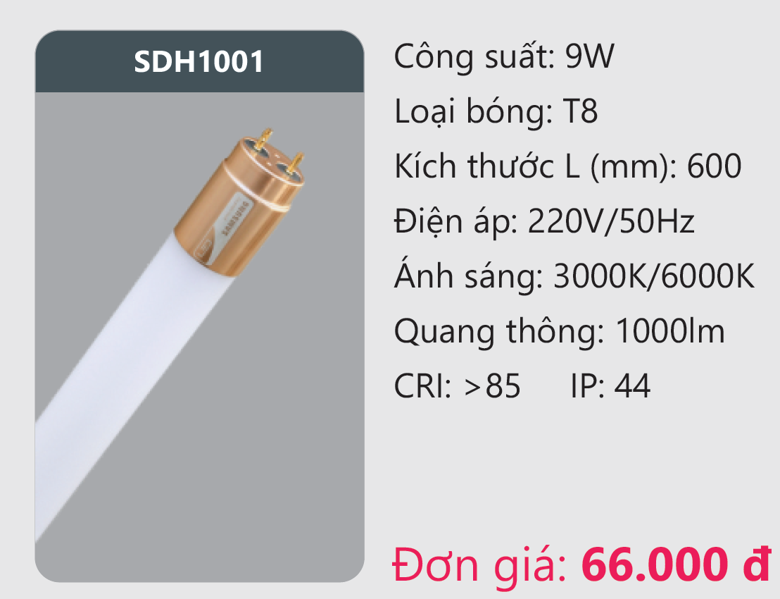 Đèn Led tuýp Duhal SDH1001