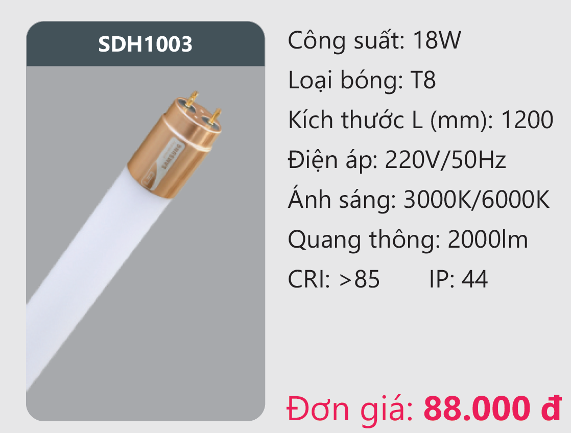 Đèn Led tuýp Duhal SDH1003