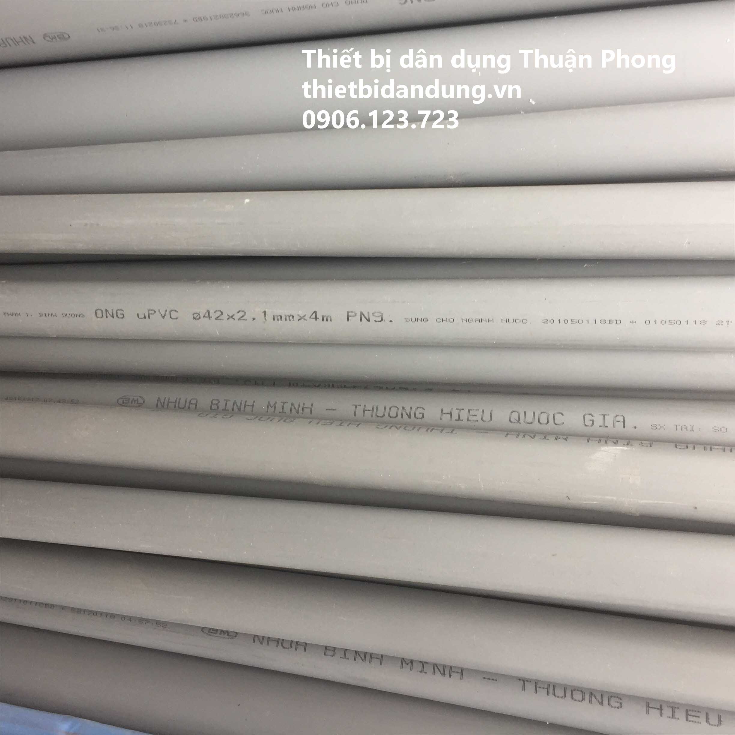 ống nhựa PVC Bình Minh giao đi Long An