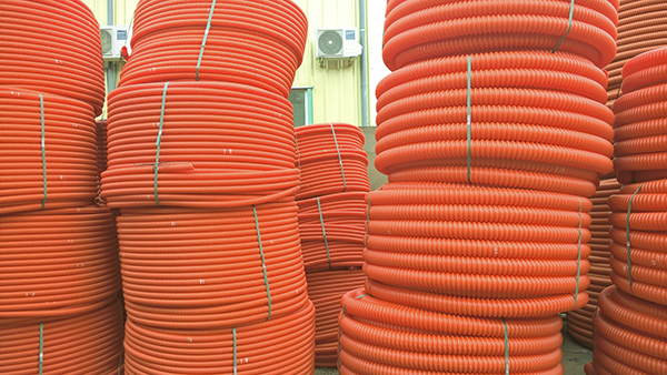 Bảng giá ống nhựa gân xoắn HDPE luồn dây điện cáp ngầm màu cam 2019 06