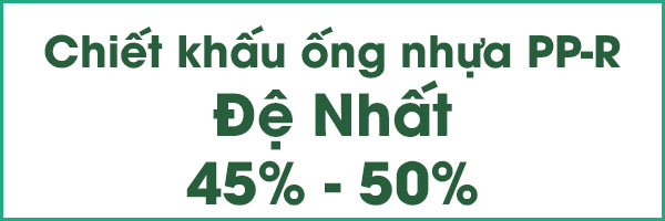 chiết khấu Bảng báo giá ống nhựa PPR Đệ Nhất 2018, 2019