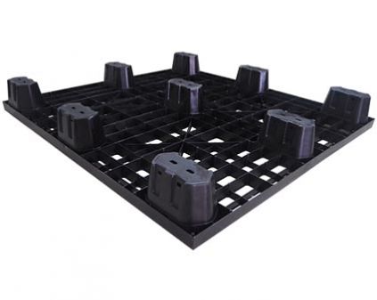 Mặt dưới pallet nhựa xuất khẩu Liga NLT 1012 LG 1000x1200x130 mm