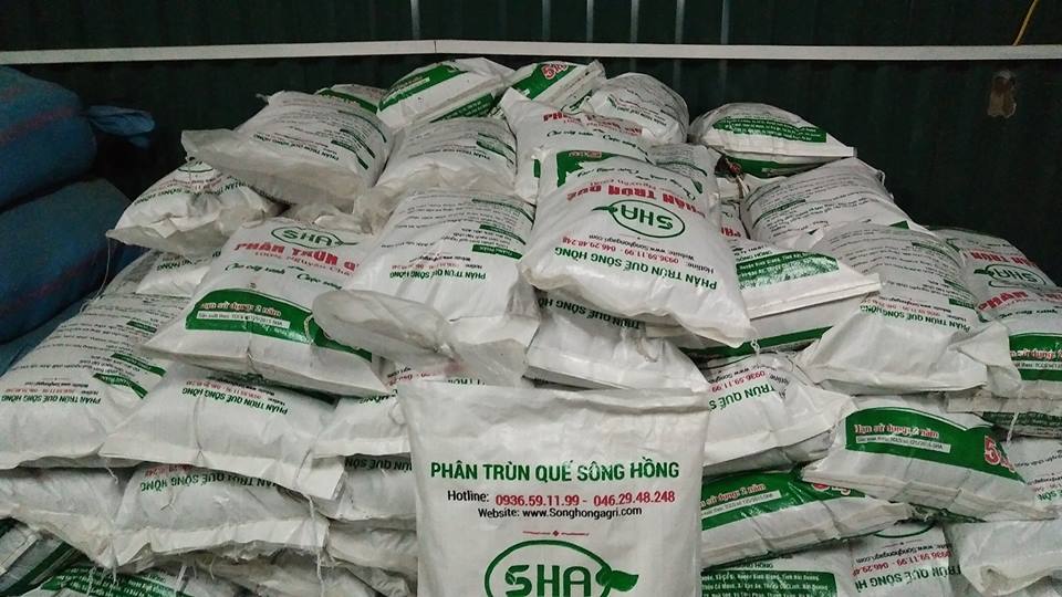 Phân trùn quế 5kg sông hồng giá rẻ