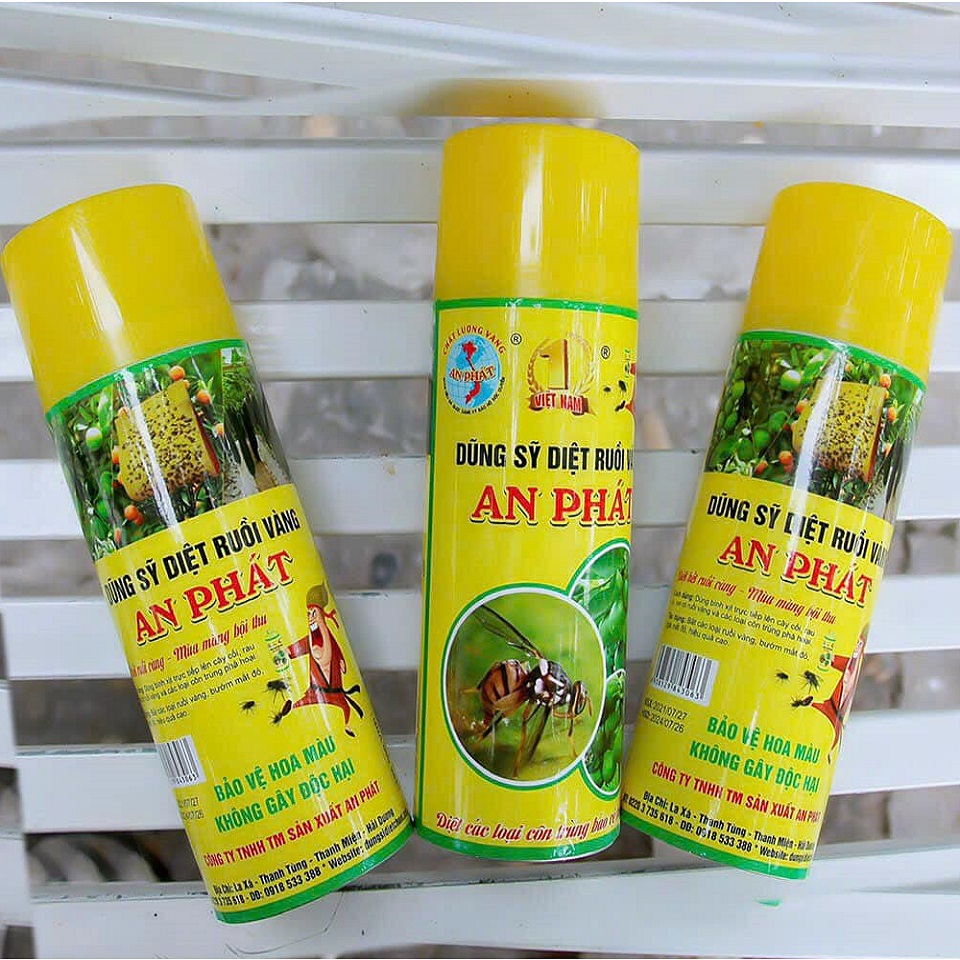 Chai xịt ruồi vàng, giá rẻ hơn, hiệu quả tốt hơn