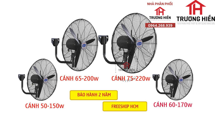 Kinh nghiệm mua quạt treo tường công nghiệp phù hợp