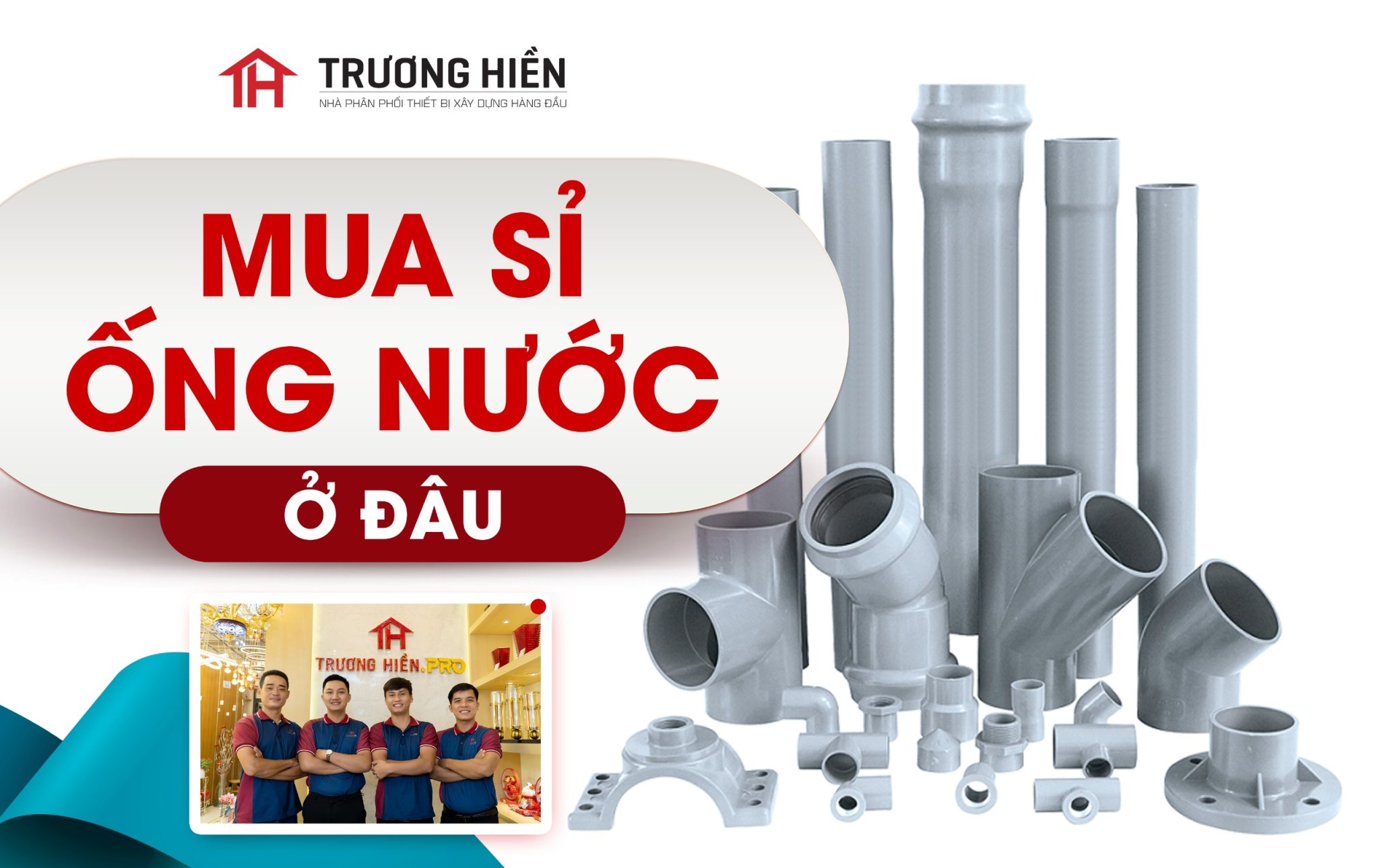 Mua sỉ ống nước chất lượng cao tại đâu? Đặt hàng ngay ống nhựa Bình Minh!