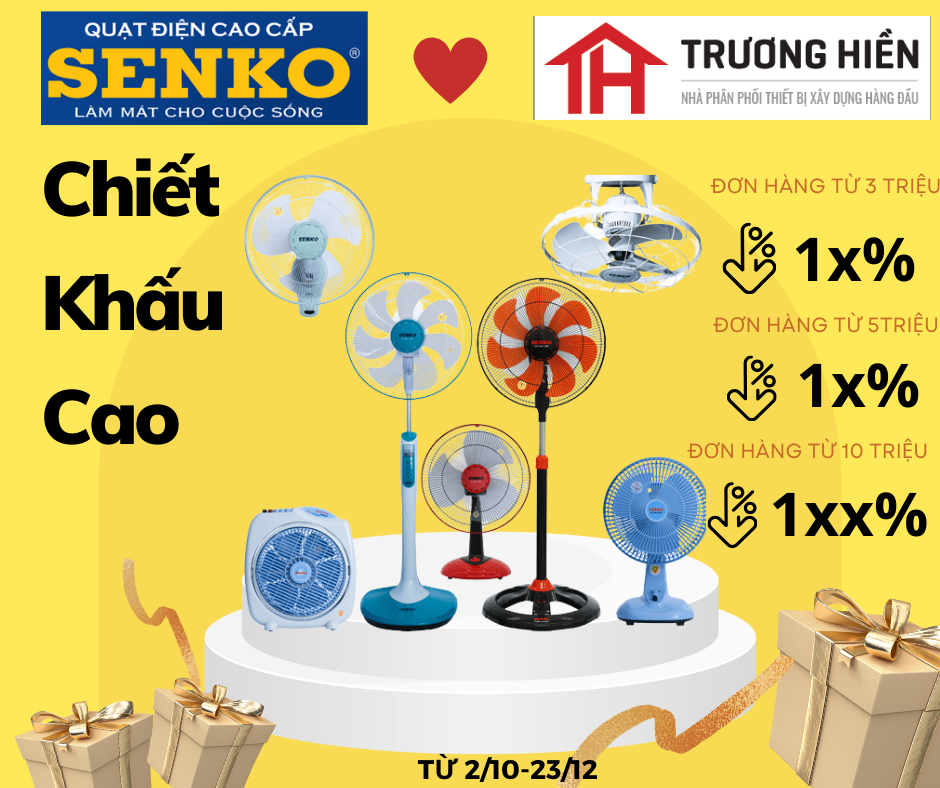 🔥 QUẠT ĐIỆN SENKO CHÍNH HÃNG GIÁ TỐT – GIAO NHANH – CHỈ CÓ TẠI TRƯƠNG HIỀN