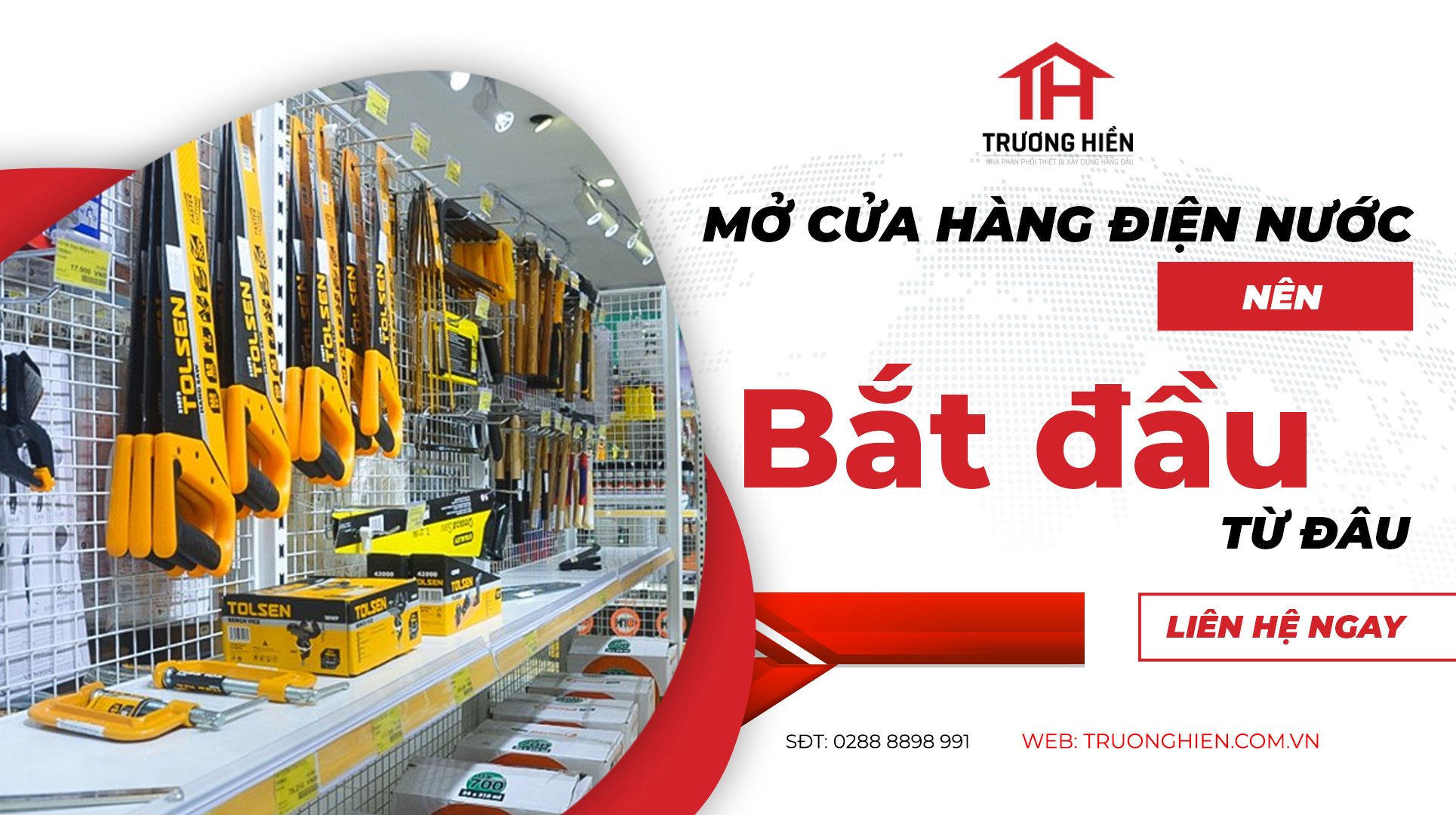 Mở cửa hàng điện nước nên bắt đầu từ đâu?