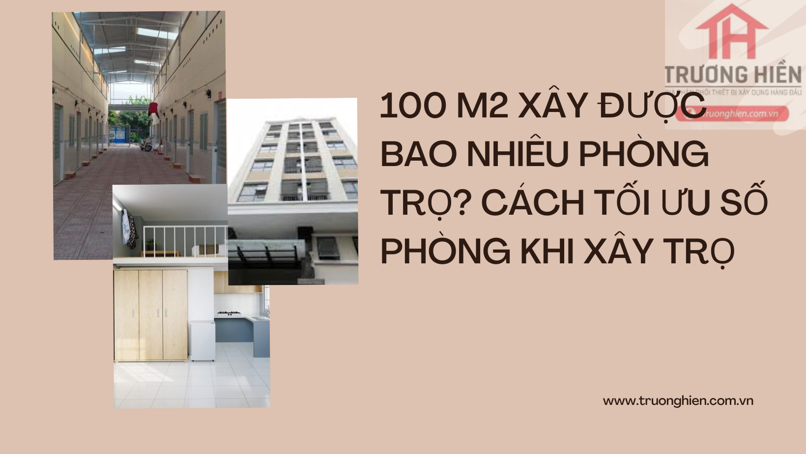 100 m2 xây được bao nhiêu phòng trọ? Cách tối ưu số phòng khi xây trọ