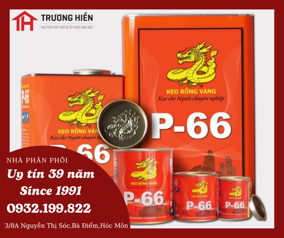 Phân Phối Keo Rồng Vàng P66 Chính Hãng, Giá Rẻ