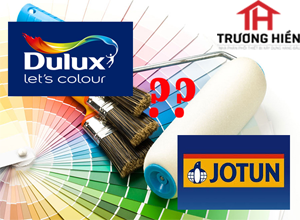 So sánh giữa sơn Dulux và sơn Jotun.