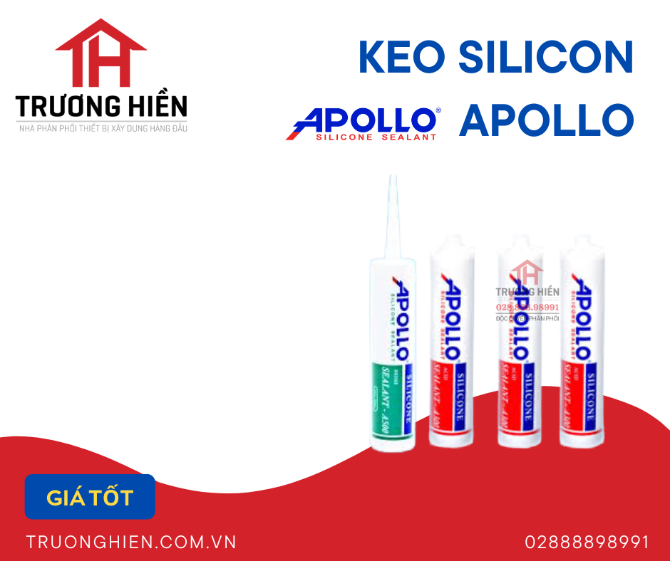 Phân phối keo silicon Apolo chính hãng giá sỉ – Lựa chọn số 1 cho thợ và cửa hàng điện nước