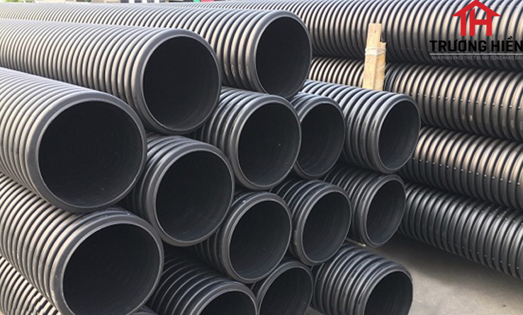 ỐNG NHỰA HDPE GÂN XOẮN  HAI LỚP THOÁT NƯỚC THẢI