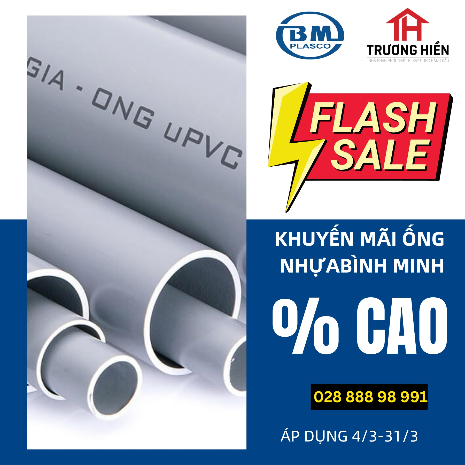 Nhà Phân Phối Ống Nhựa Bình Minh Chính Hãng – Giao Hàng Nhanh, Giá Tốt Tại TP.HCM