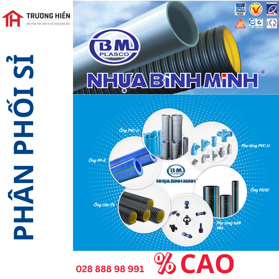 Nhà Phân Phối Ống Nhựa Bình Minh Chính Hãng, Giá Sỉ Tốt Nhất