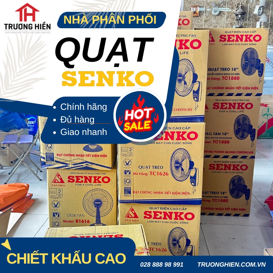 Phân Phối Quạt Senko Chính Hãng – Giá Sỉ Cho Đại Lý & Công Trình