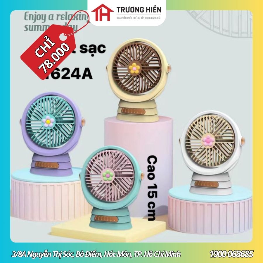 CHUYÊN PHÂN PHỐI QUẠT SẠC MINI PHỤC VỤ MÙA NÓNG