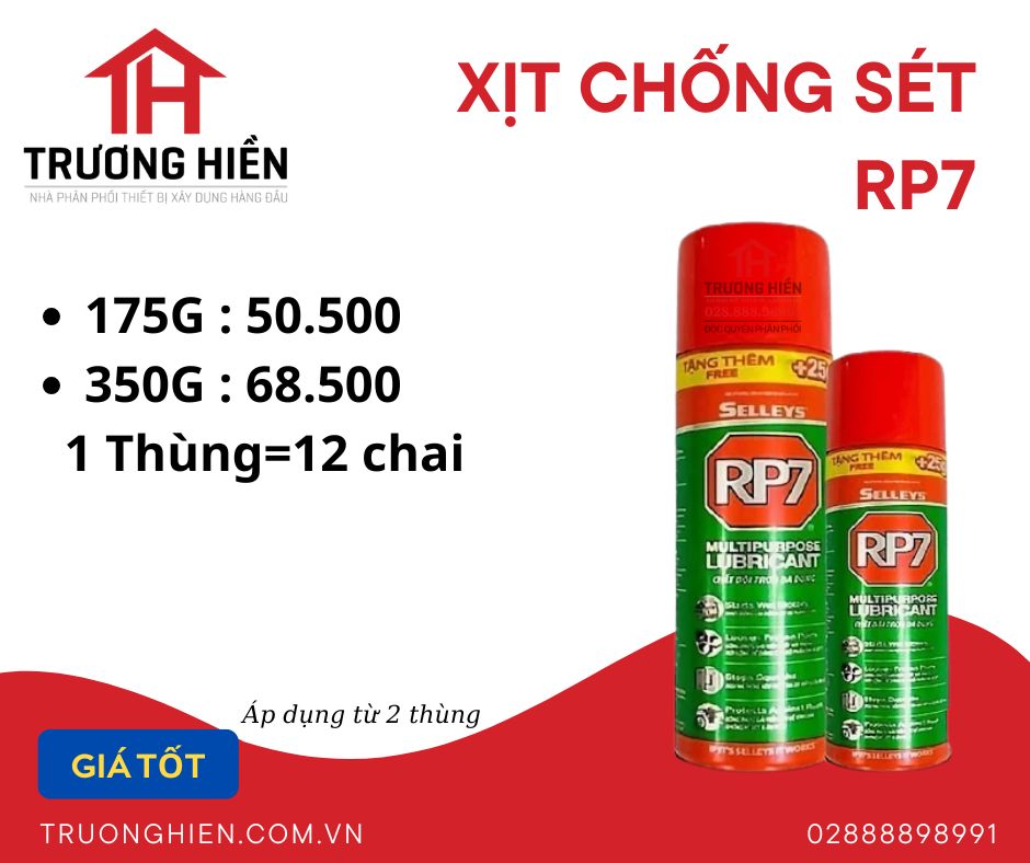 Phân Phối Xịt Chống Sét RP-7 Chính Hãng – Giá Sỉ Cho Đại Lý & Công Trình